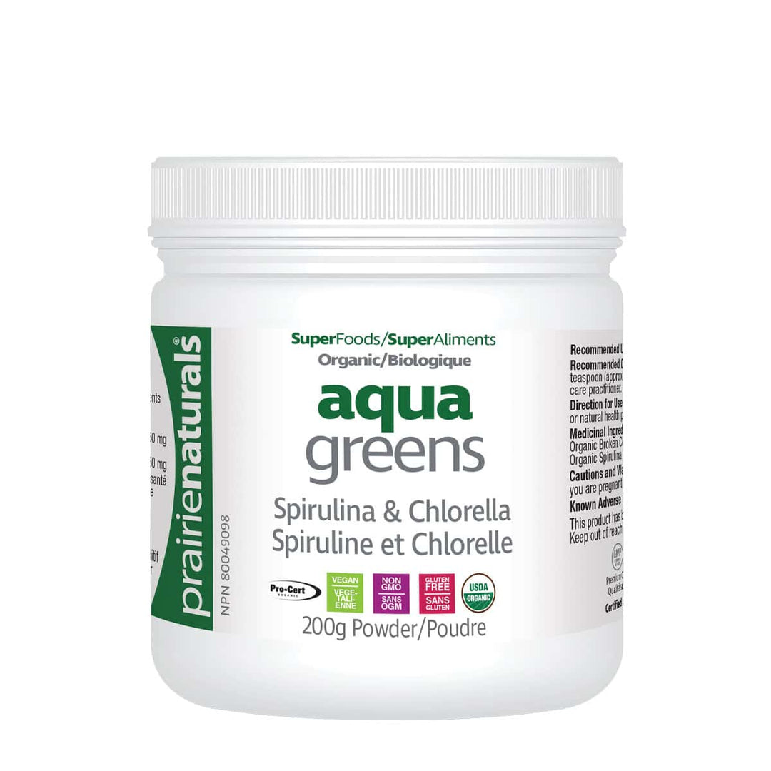 Prairie Naturals Organic Aqua Greens Powder 200g