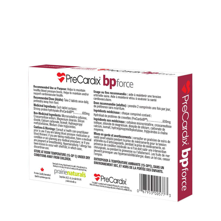 Prairie Naturals PreCardix BP-Force 60 Tablets