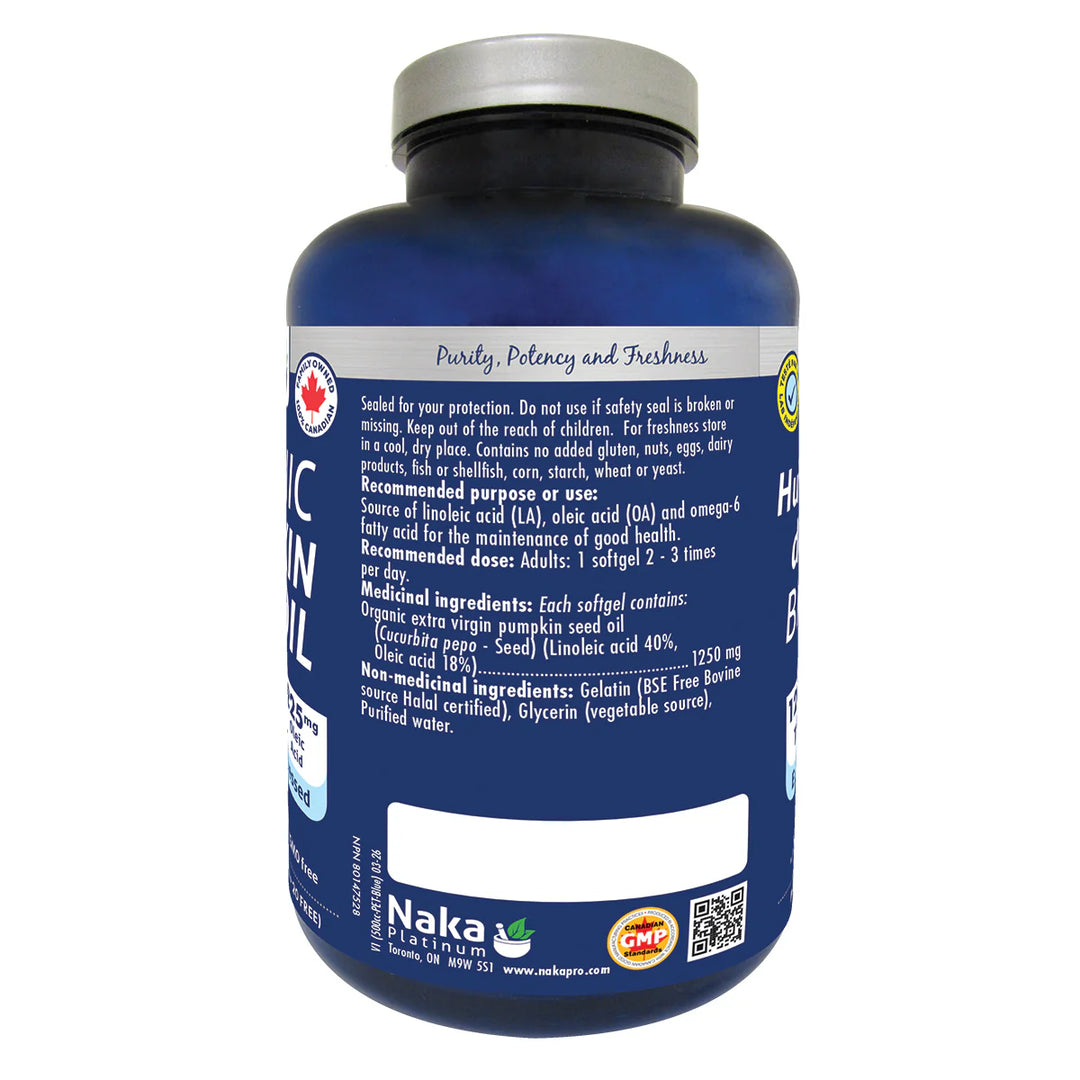 Naka Platinum Organic Pumpkin Seed Oil