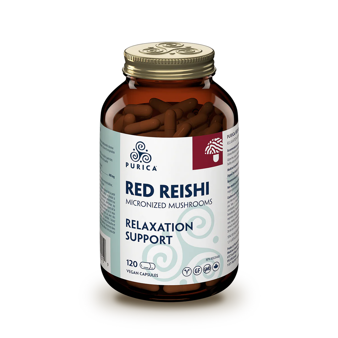 Purica Red Reishi Micronized Mushrooms Relaxation Support