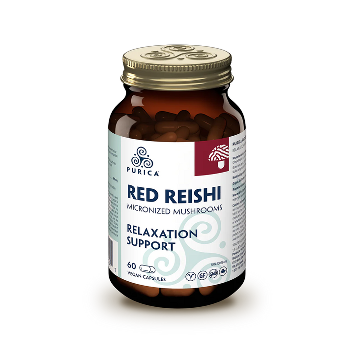 Purica Red Reishi Micronized Mushrooms Relaxation Support