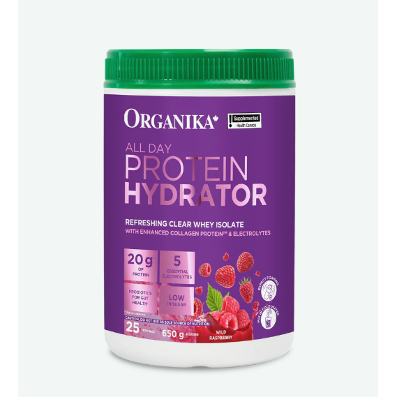 Organika All Day Protein Hydrator Wild Raspberry Flavour