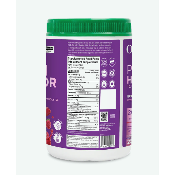 Organika All Day Protein Hydrator Wild Raspberry Flavour