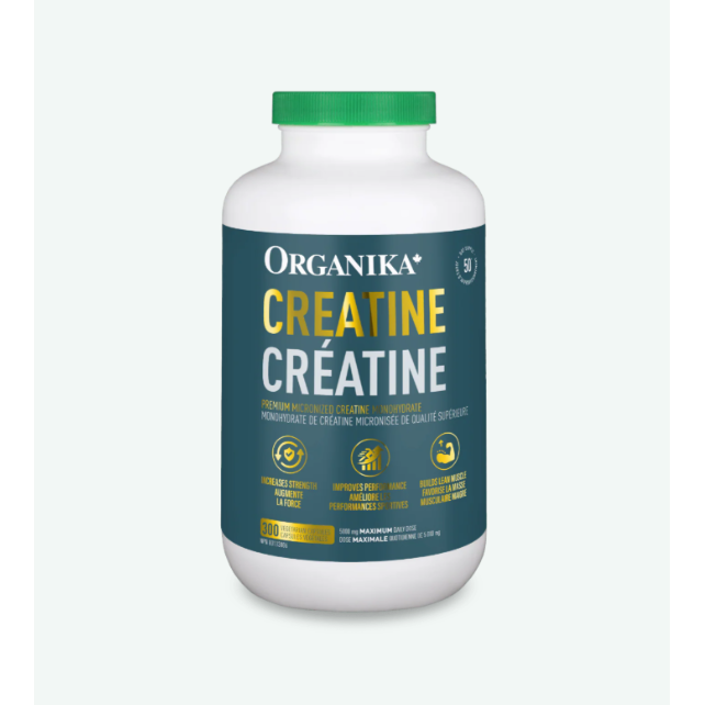 Organika Creatine Monohydrate Vegetarian Capsules