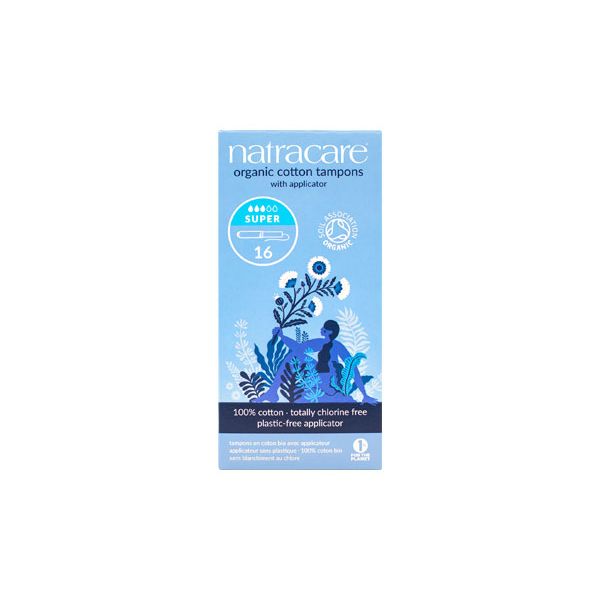 Natracare® Super Organic Cotton Tampons with Applicator