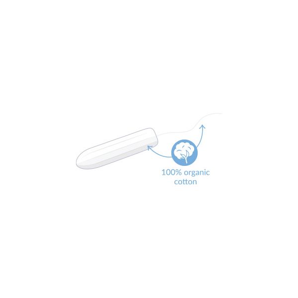 Natracare® Super Plus Non-Applicator Organic Cotton Tampons