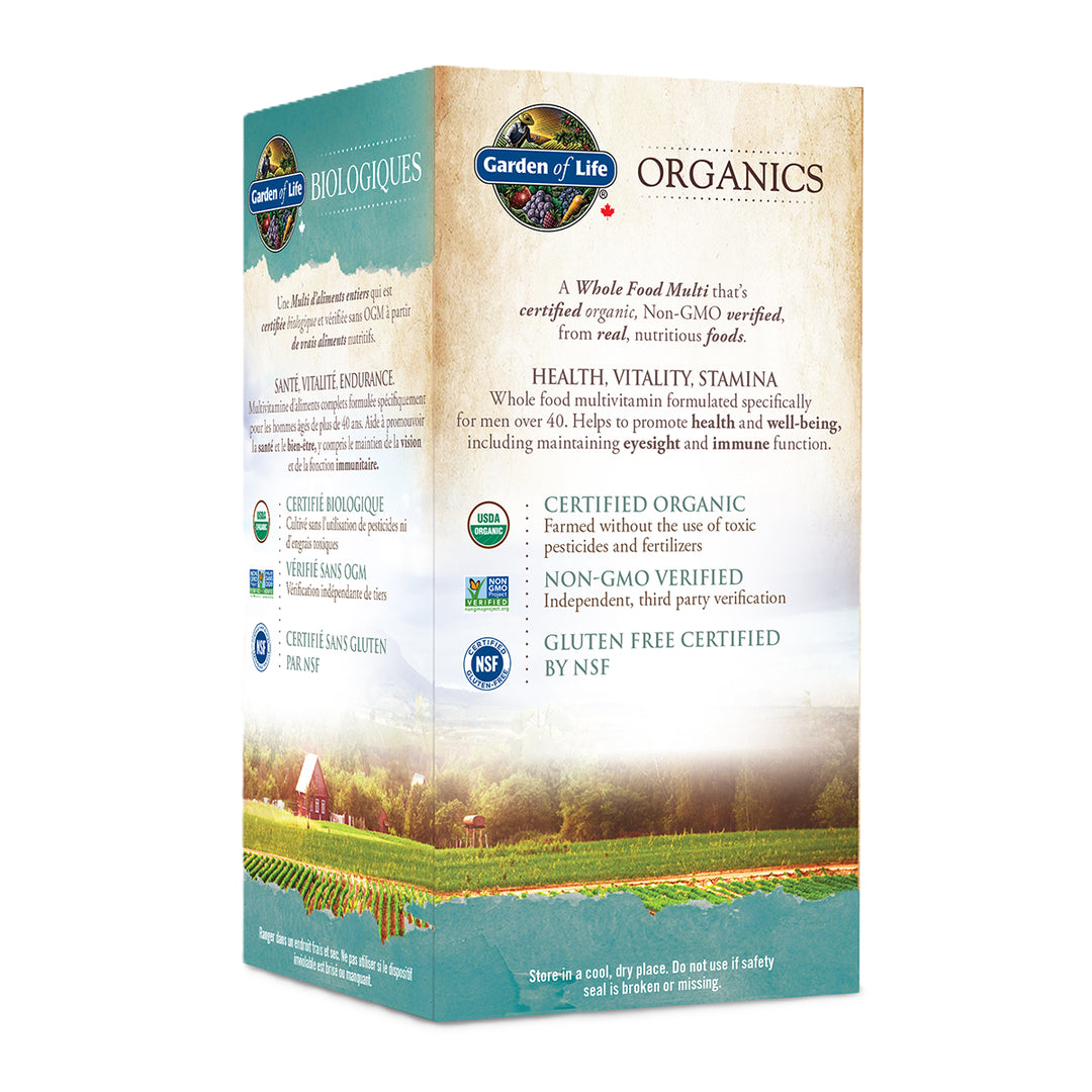 Garden of Life Organics Men's 40+ Multi
