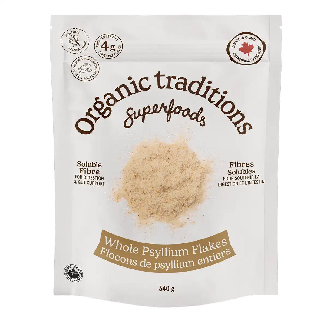 Organic Traditions Whole Psyllium Flakes