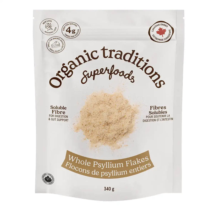 Organic Traditions Whole Psyllium Flakes