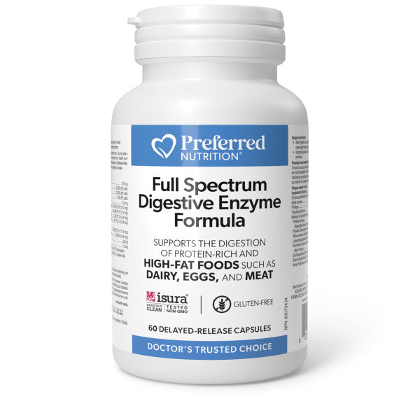 Preferred Nutrition  Full Spectrum Digestive Enzyme Formula