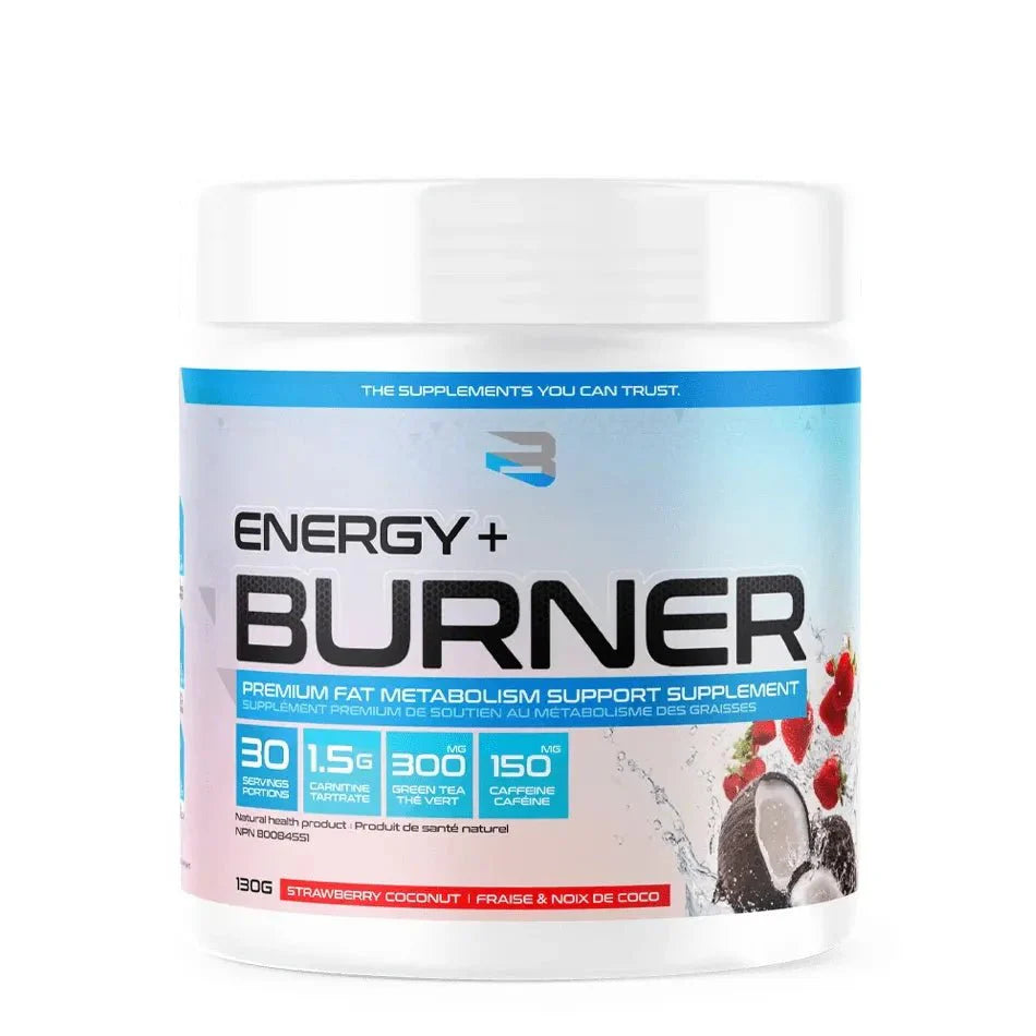 Believe Supplements Energy+ Burner, Strawberry Coconut