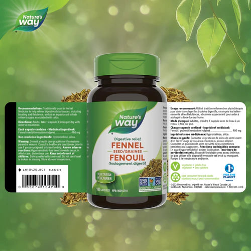 Nature's Way Fennel Seed Capsules