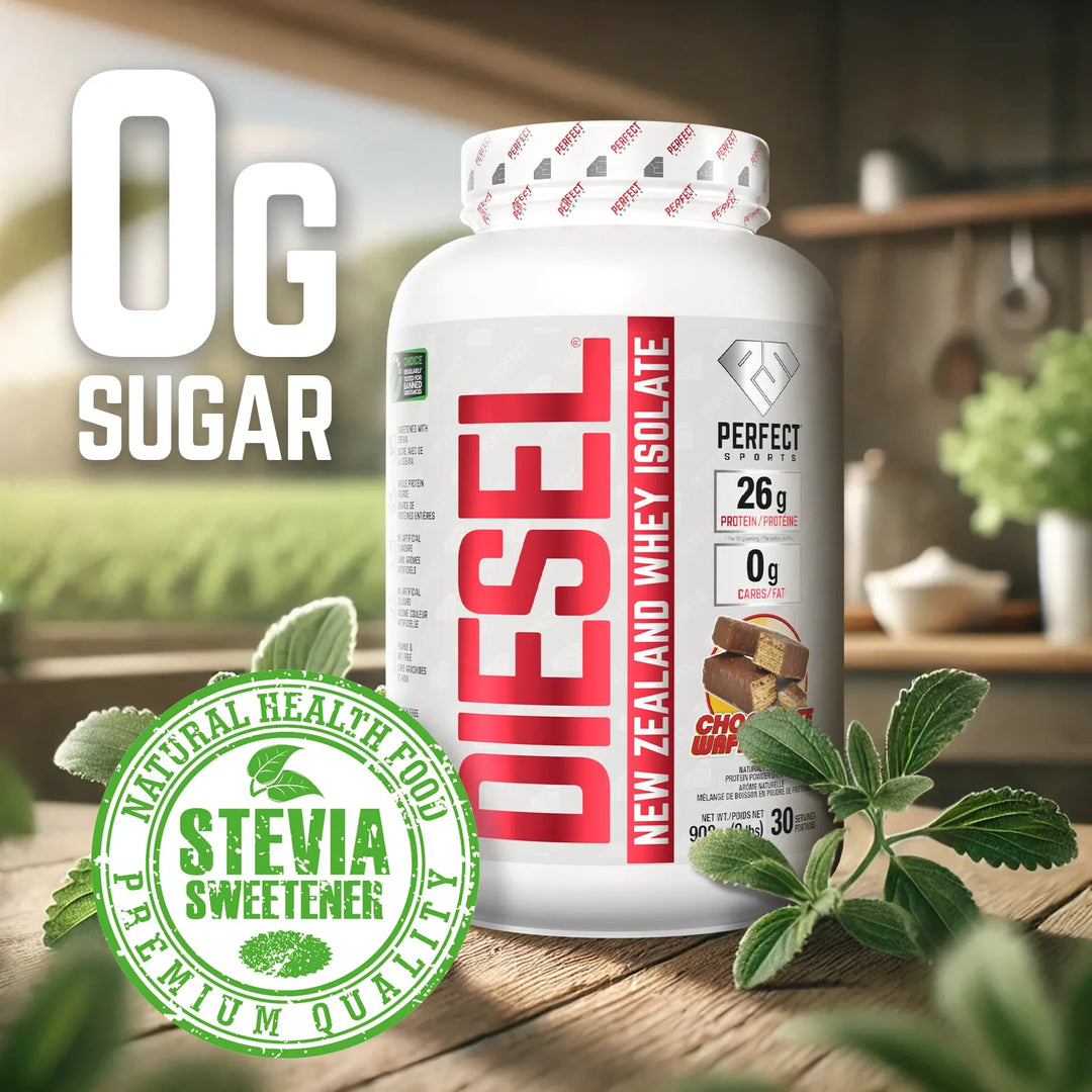 Perfect Sport Diesel New Zealand Whey Isolate, Chocolate Wafer Crisp Protein Powder