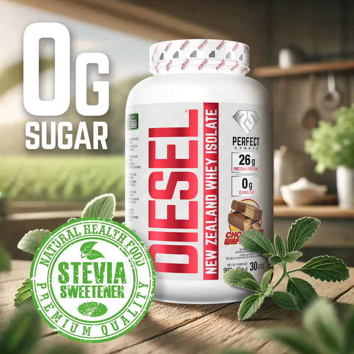 Perfect Sport Diesel New Zealand Whey Isolate, Chocolate Wafer Crisp Protein Powder