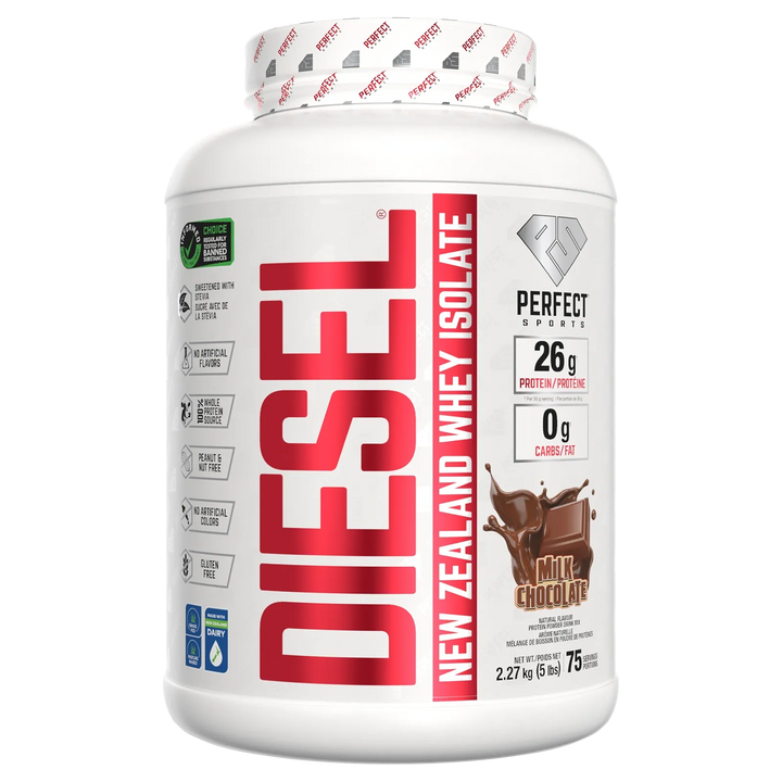 Perfect Sport Diesel - New Zealand Whey Isolate, Milk Chocolate Protein Powder