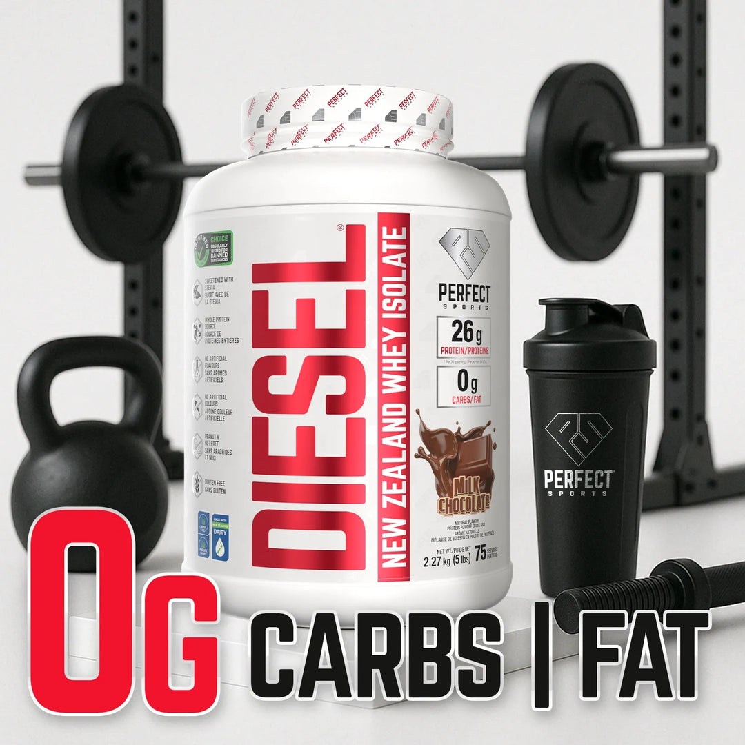 Perfect Sport Diesel - New Zealand Whey Isolate, Milk Chocolate Protein Powder