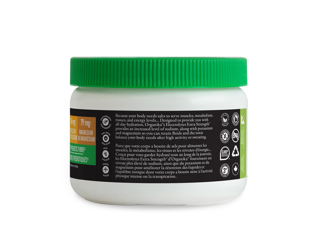 Organika® Electrolytes Extra Strength, Lemon Lime Salt