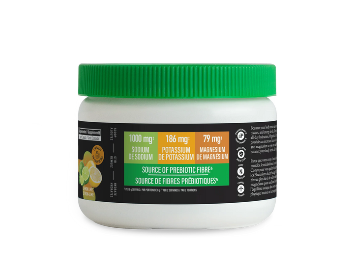Organika® Electrolytes Extra Strength, Lemon Lime Salt