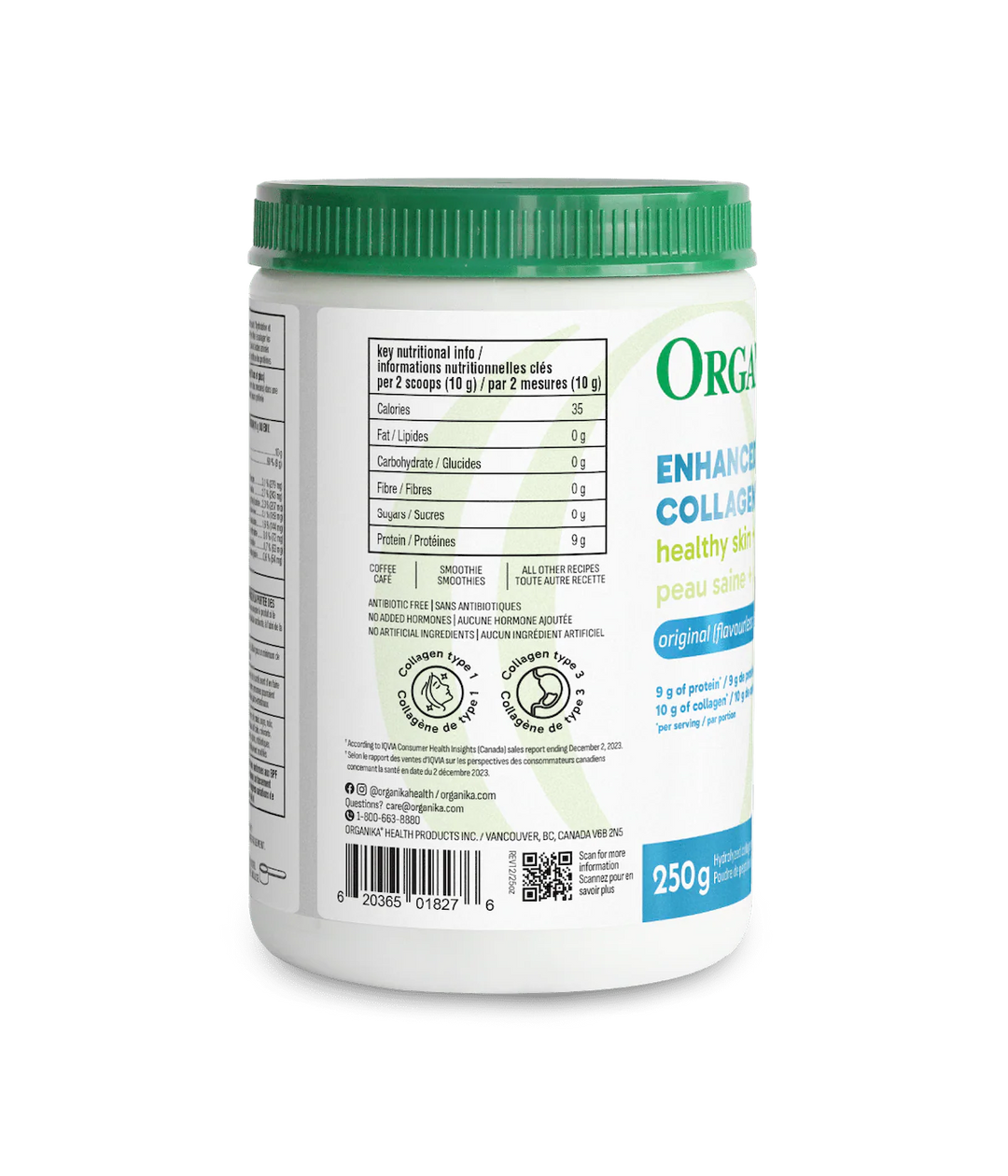Organika® Enhanced Collagen Protein Original