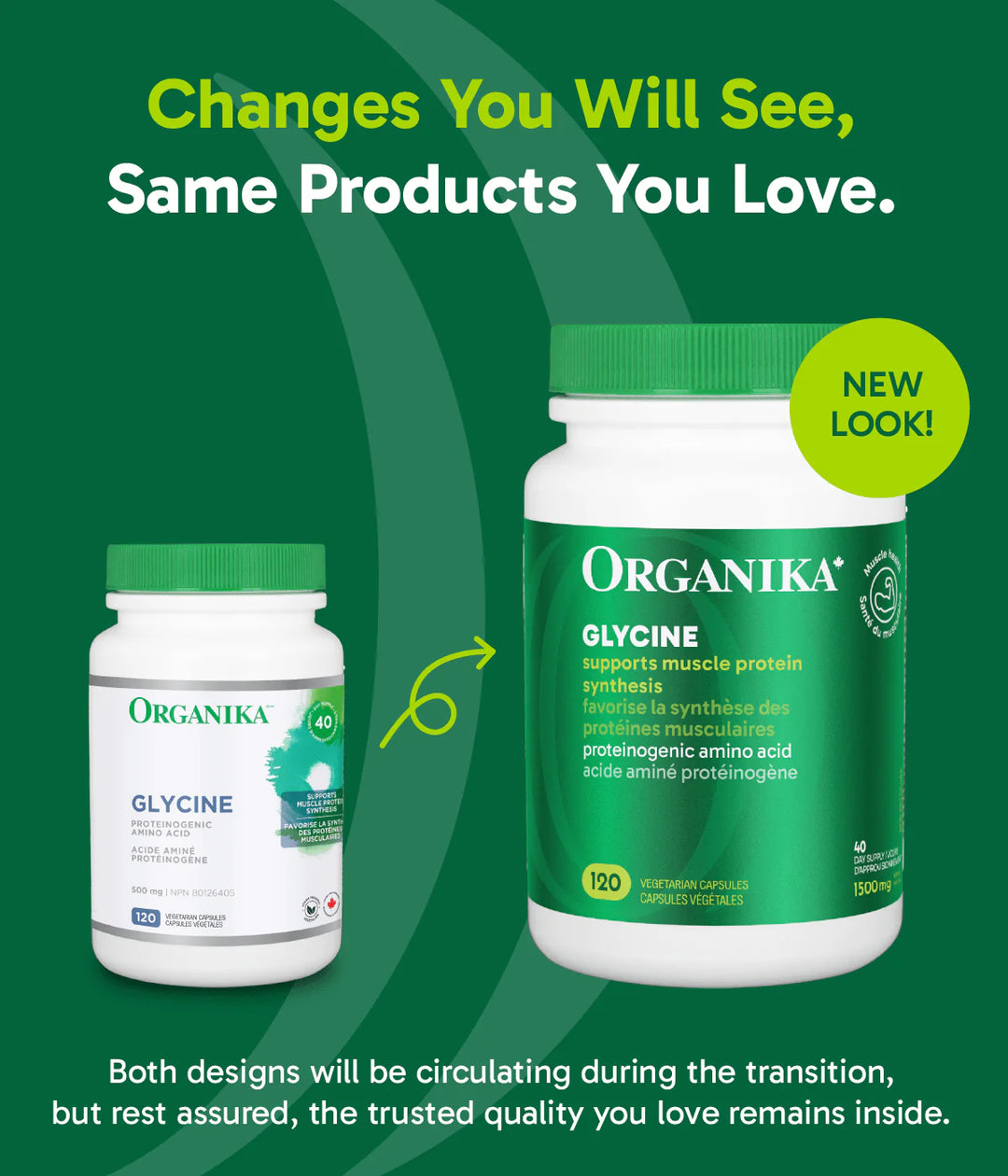 Organika Glycine Proteinogenic Amino Acid Capsules