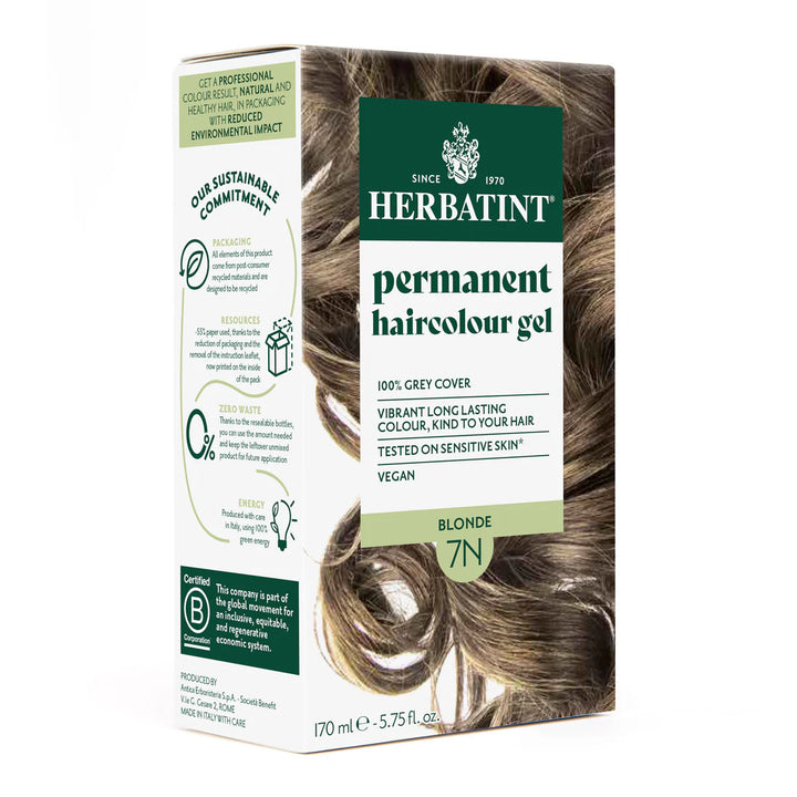 Herbatint Permanent Haircolour Gel 7N Blonde