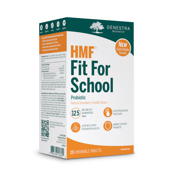 Genestra HMF Fit For School Probiotic Natural Strawberry-Vanilla Flavour
