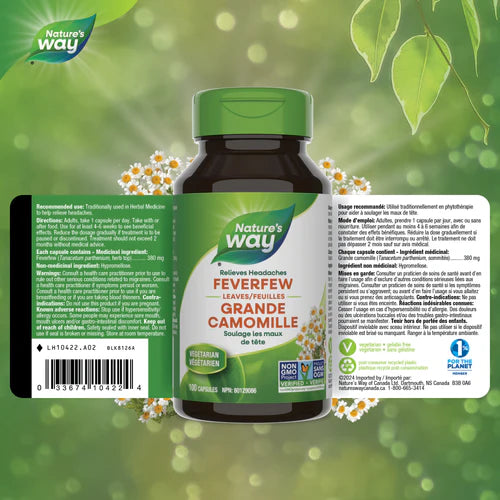 Nature's Way Feverfew Leaves Capsules