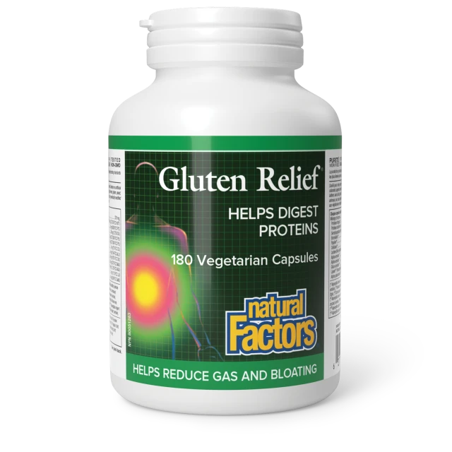 Natural Factors Gluten Relief Vegetarian Capsules