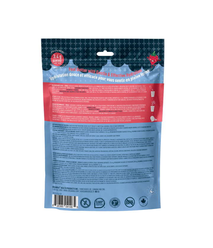 Organika Kids Replenish Electrolytes, Very Berry