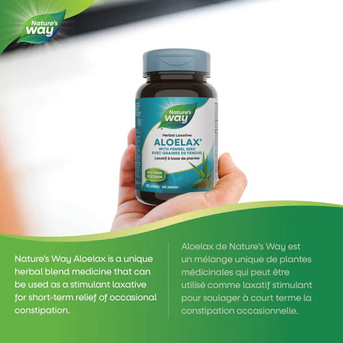 Nature's Way Aloelax® with Fennel Seed Vegetarian Capsules