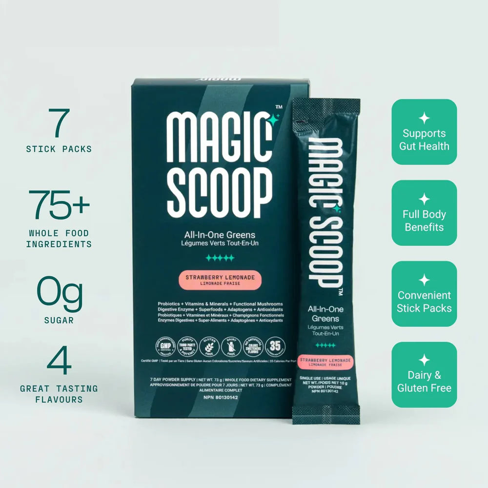 Magic Scoop All-In-One Greens Saveur Limonade Fraise