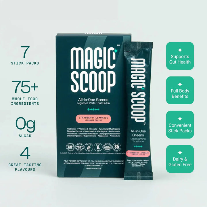 Magic Scoop All-In-One Greens Saveur Limonade Fraise