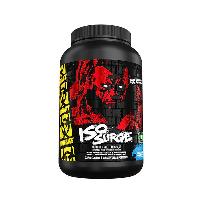Mutant Iso Surge Vanilla Ice Cream whey protein 1.6 lbs container front