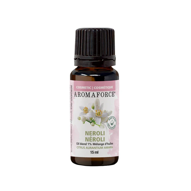 Aromaforce Neroli Essential Oil Pre-Blended in Jojoba, 15mL