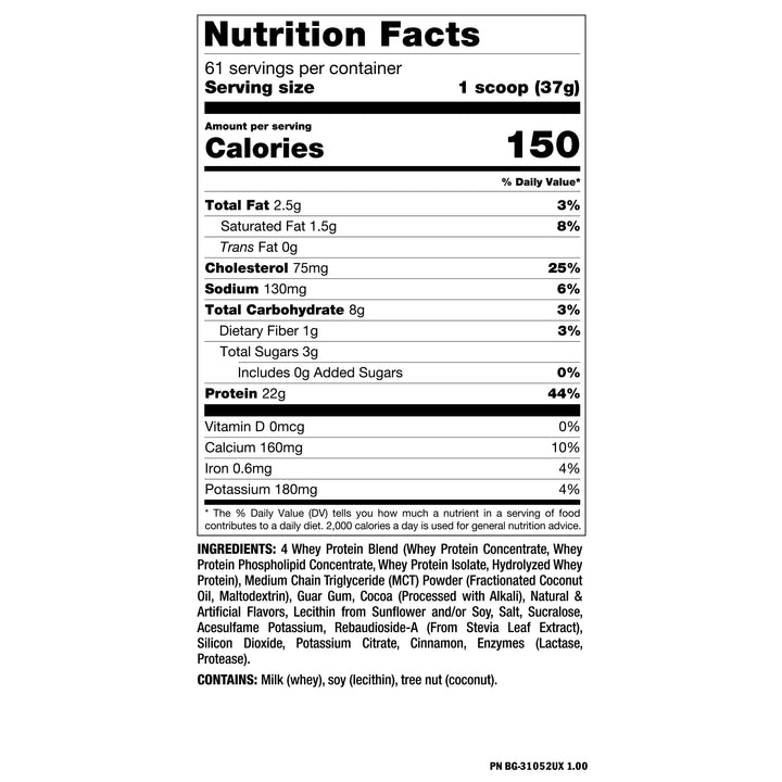 Mutant Whey Protein Triple Chocolate