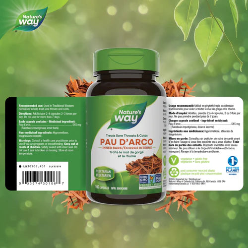 Nature's Way Pau D'Arco Inner Bark Capsules