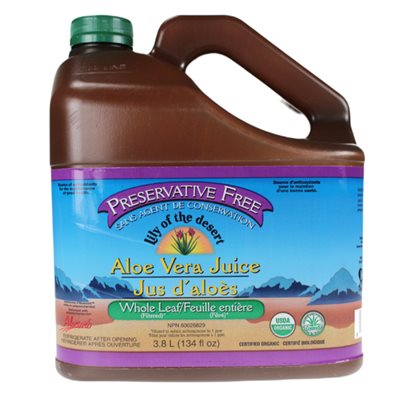 Lily of the Desert Aloe Vera Juice Whole Leaf Preservative Free