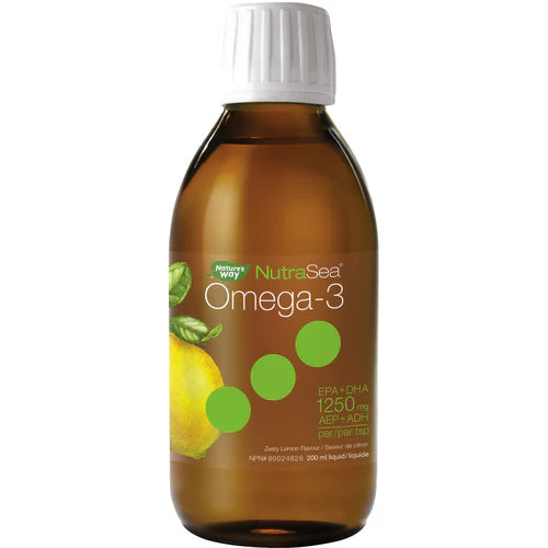 Nature's Way NutraSea® Oméga-3 1250 mg, saveur citron