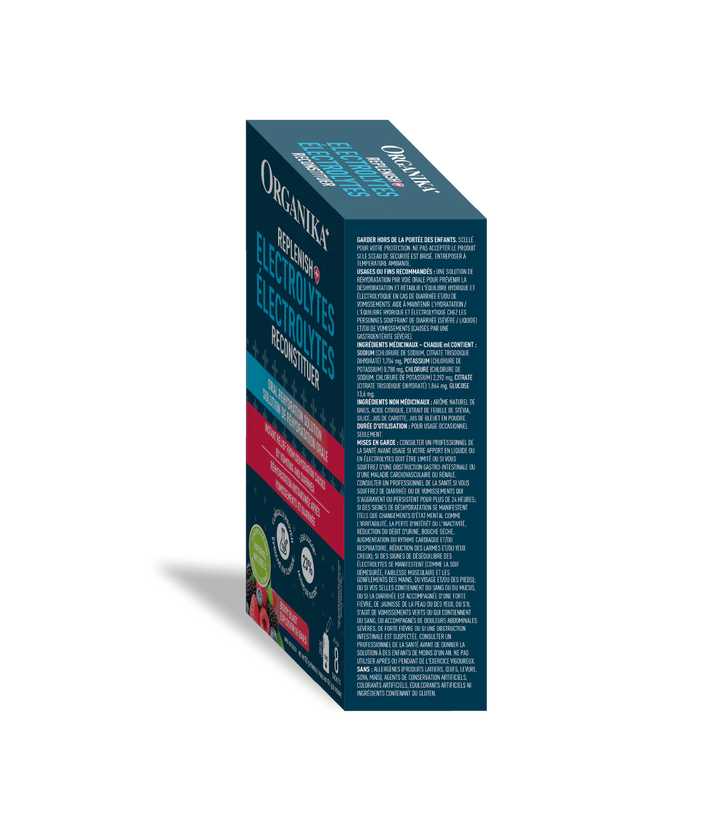 Organika Replenish Electrolytes, Berry Blast