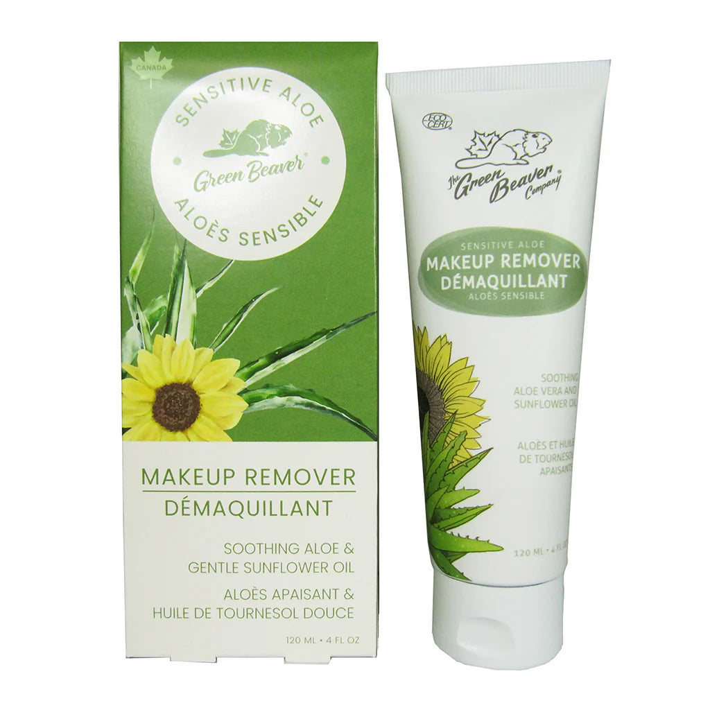 Green Beaver Makeup Remover, Soothing Aloe & Gentle Sunflower Oil