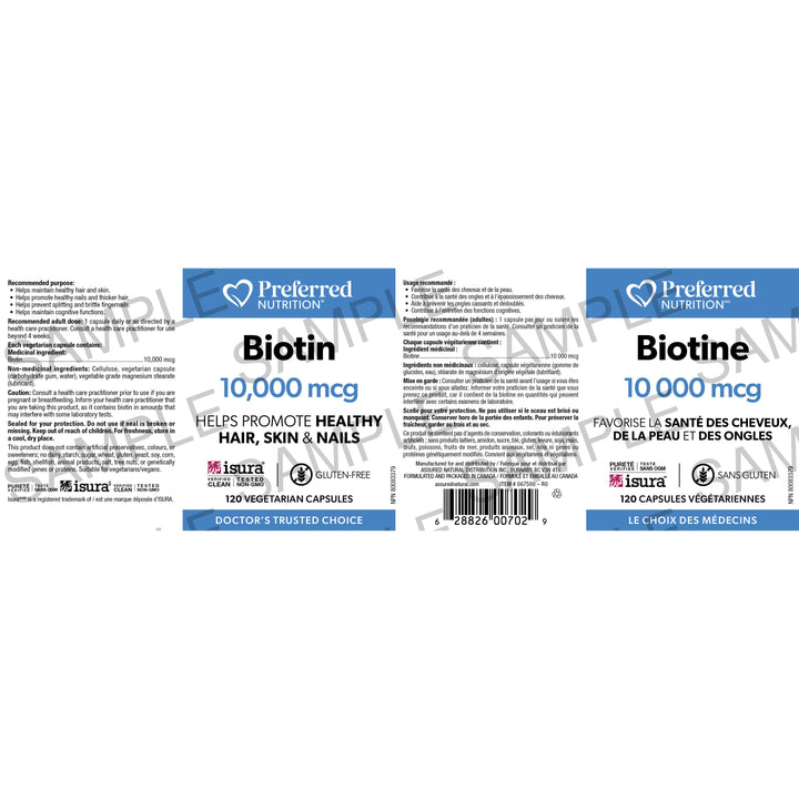 Preferred Nutrition®  Biotin 10,000 mcg