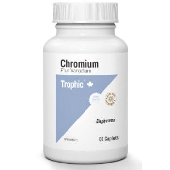 Trophic Chelazome Chromium  Plus Vanadium Caplets