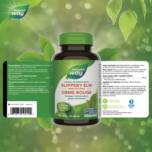 Nature's Way Slippery Elm Bark Capsules