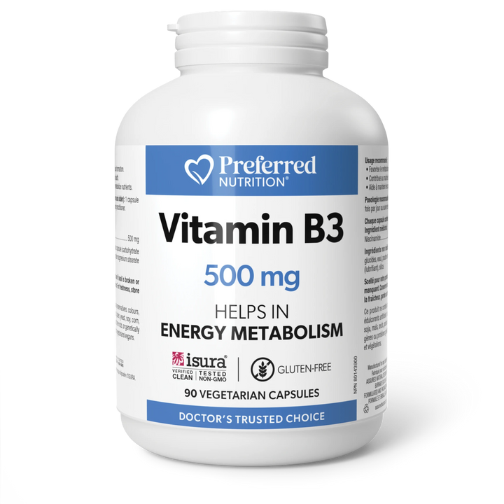 Preferred Nutrition® Vitamin B3 500mg