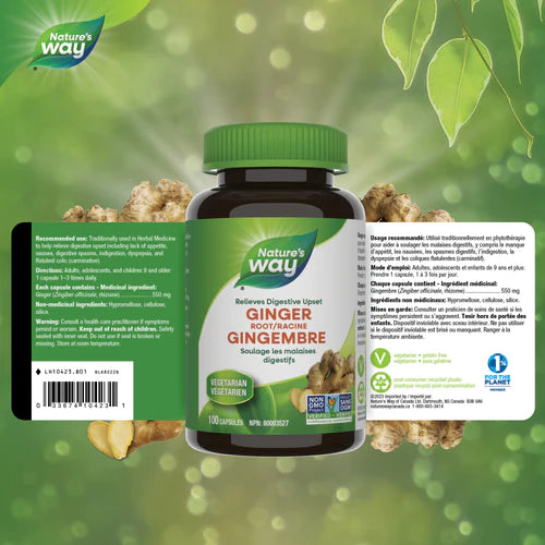 Nature's Way Ginger Root Capsules
