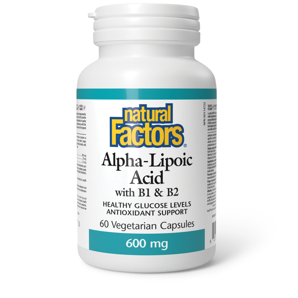 Alpha-Lipoic Acid with B1 & B2 600 mg Capsules Healthtree Alpha-Lipoic Acid with B1 & B2 600 mg Capsules Healthtree