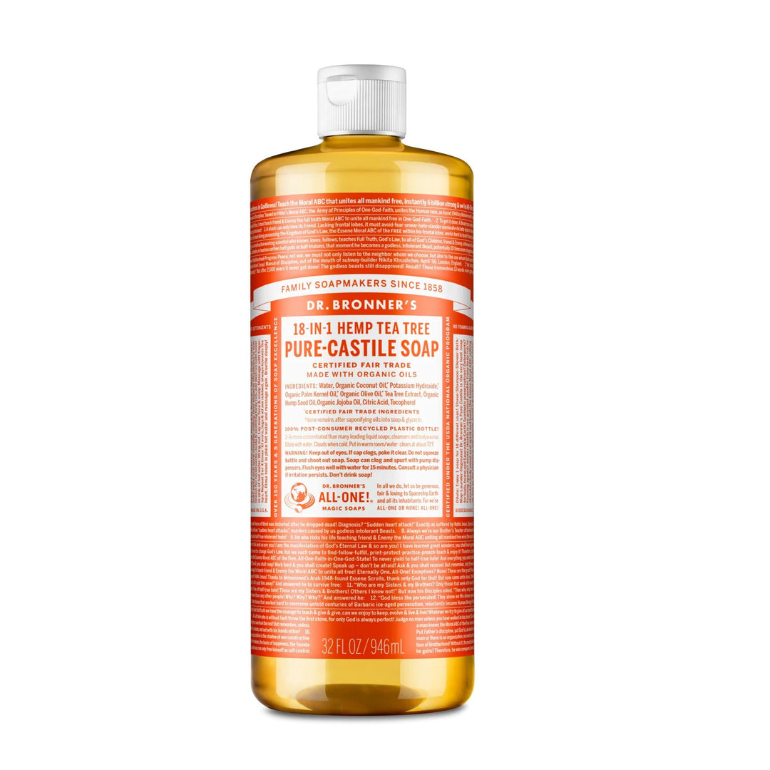 Dr. Bronner's Pure Castile Tea Tree Liquid Soap