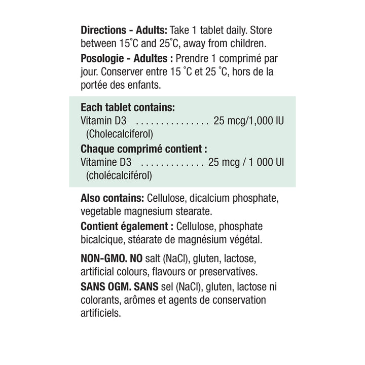 Jamieson Vitamin D 1,000 IU - Value Pack