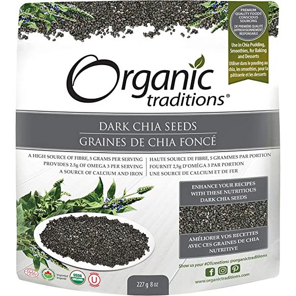 Organic Dark Chia Seeds
