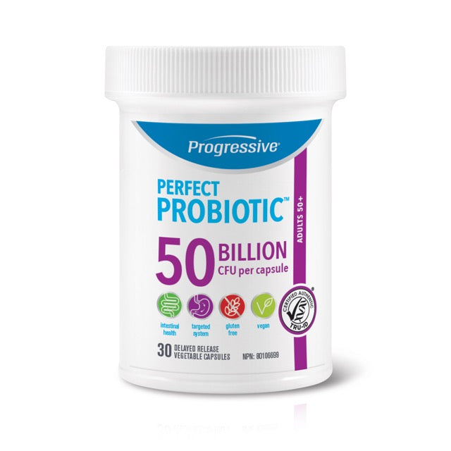Probiotiques Progressive Perfect 50 milliards, pour adultes de 50 ans et plus